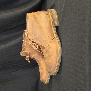Born Mens Ankle Boot Brown Leather Lace UP Size 8.5M